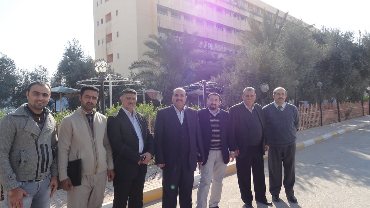 Al-Iskander Bureau Team - Najaf Official Visit